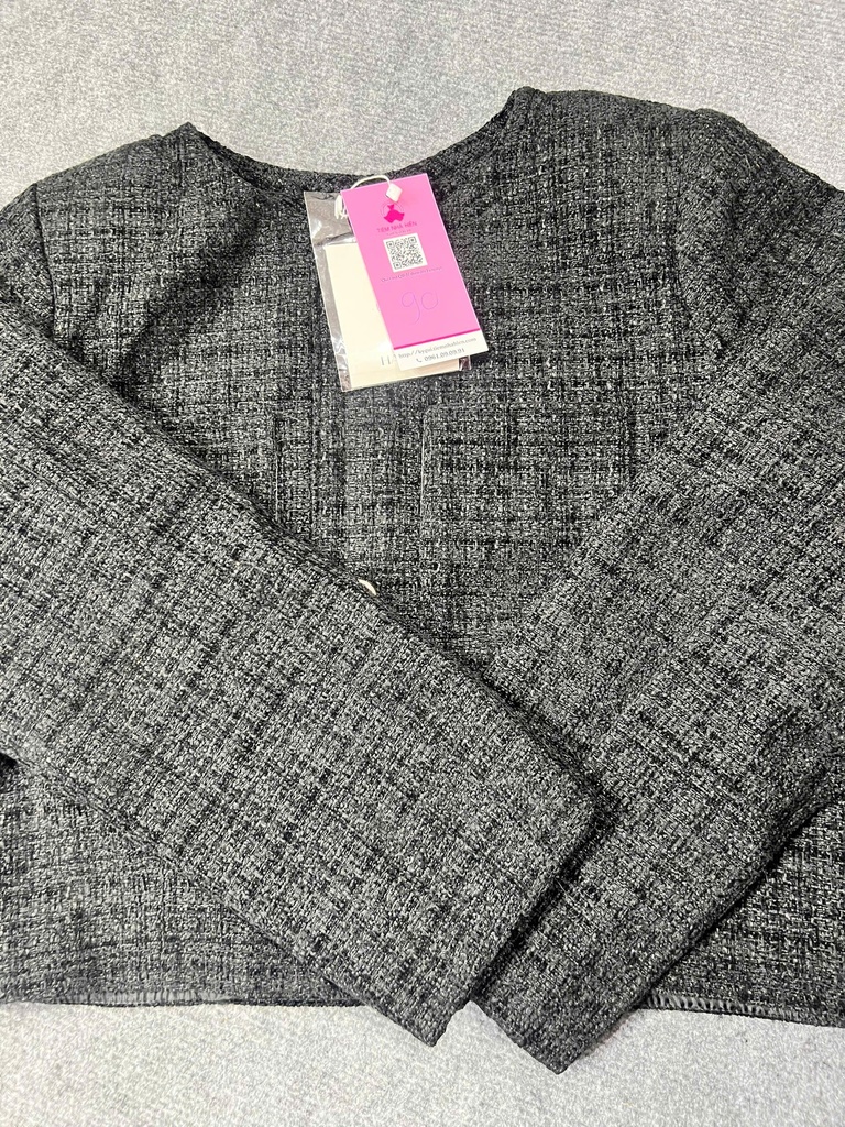 ÁO KHOÁC DẠ ĐEN THUY