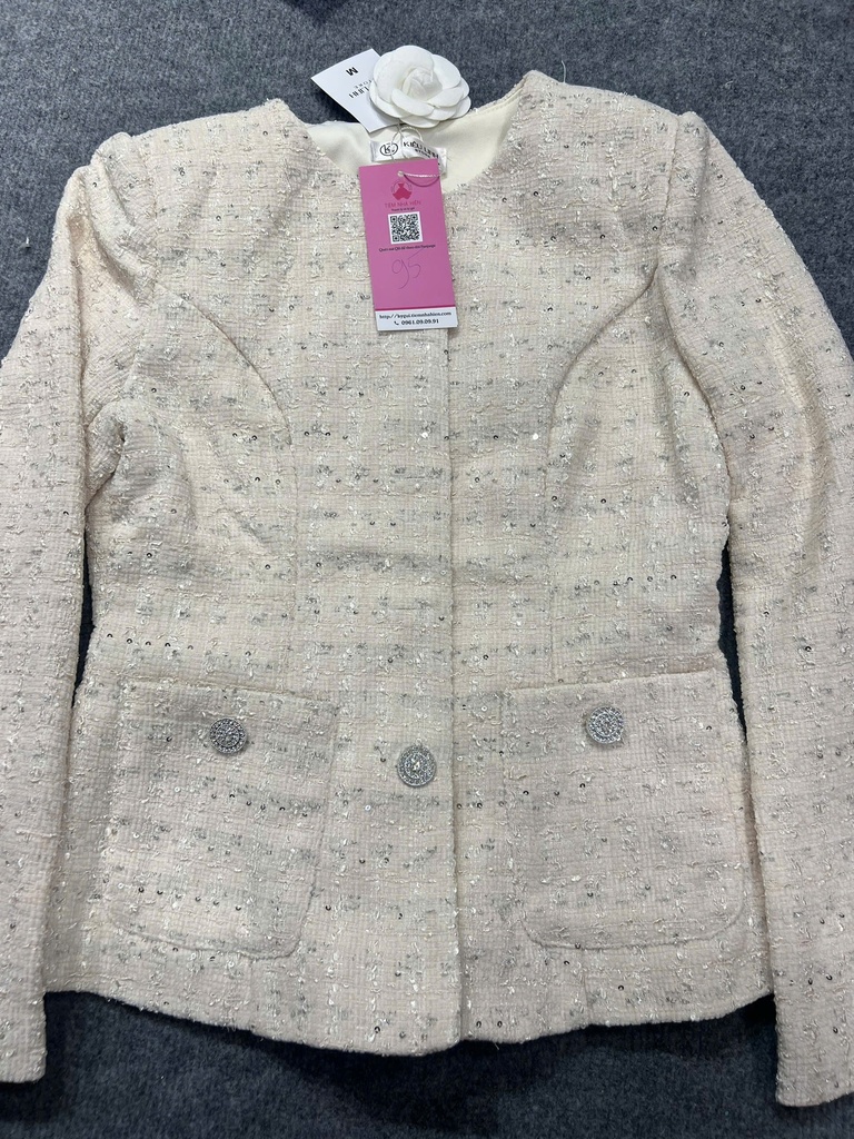 ÁO DẠ KEM CÚC ĐÁ THUY