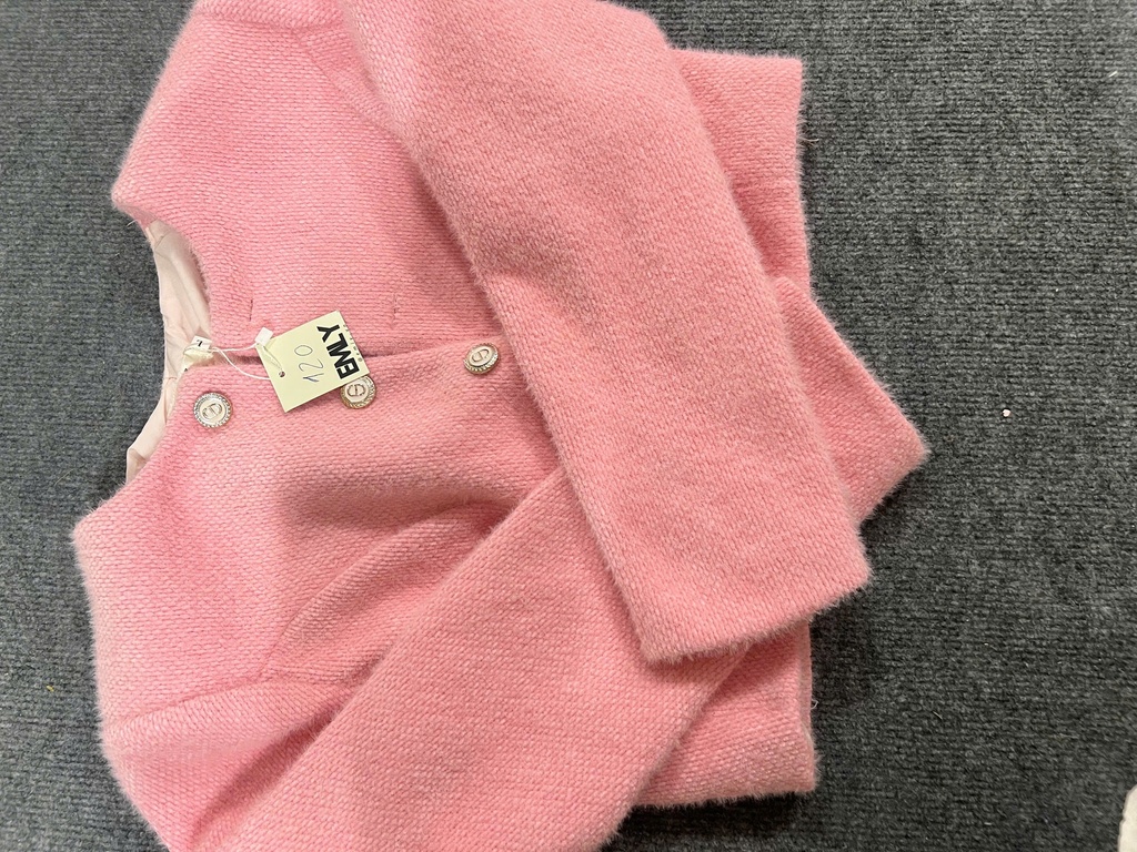 ÁO DẠ HỒNG LÔNG THỎ THUY