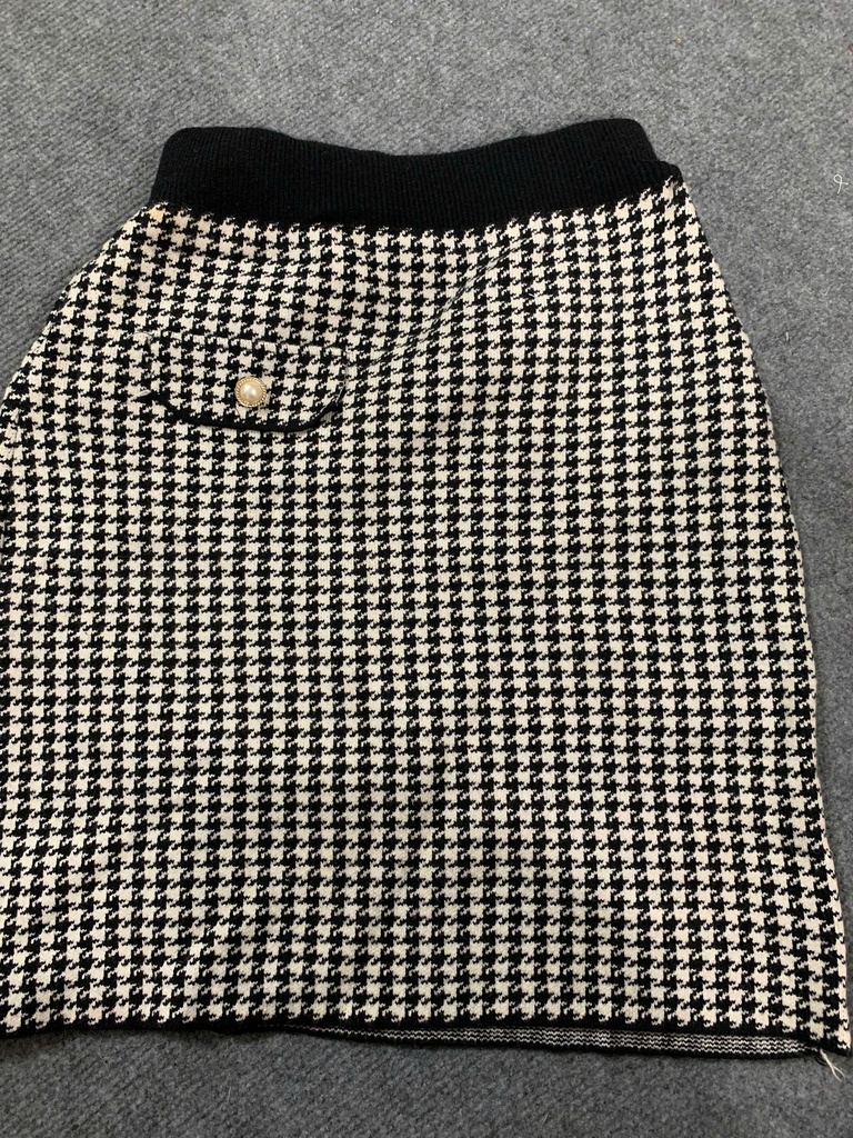 CV LEN DẠ TÚI GIẢ ĐÍNH CÚC NGỌC LTHTRANG