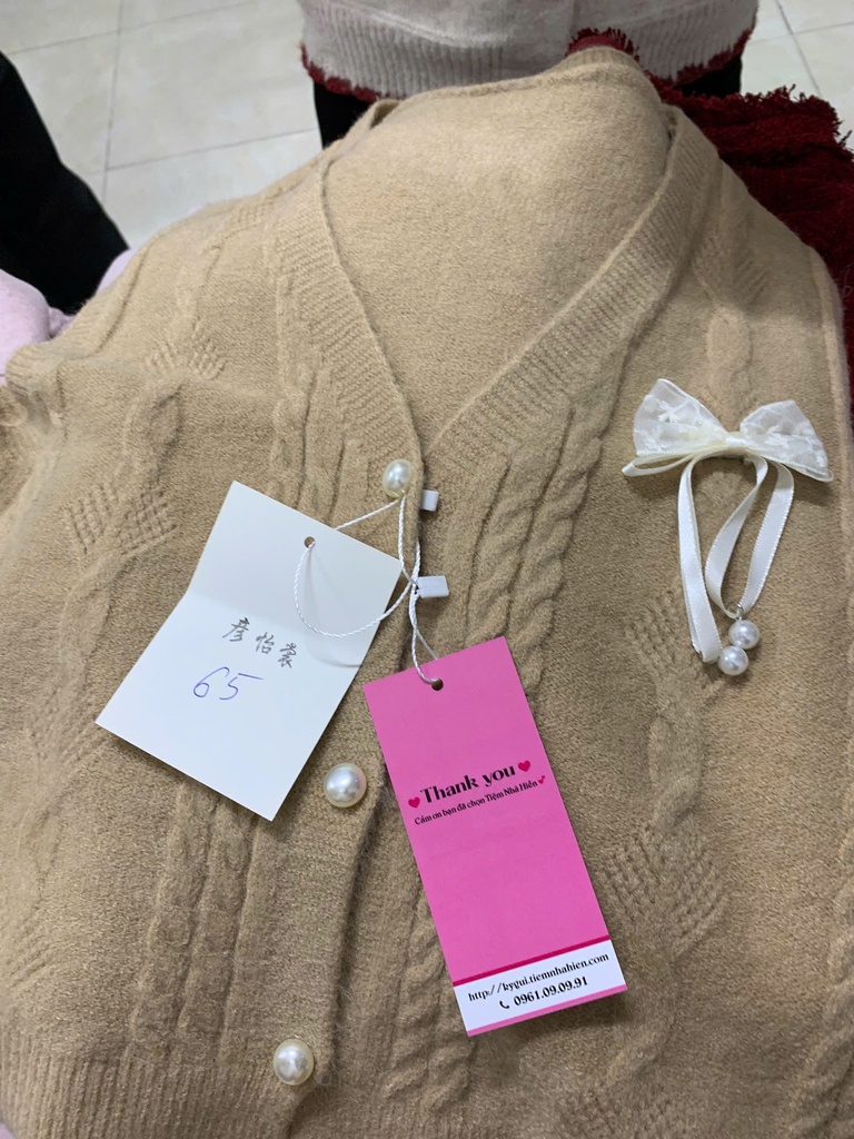 ÁO LEN CỔ TIM 3CÚC NGỌC THUYII