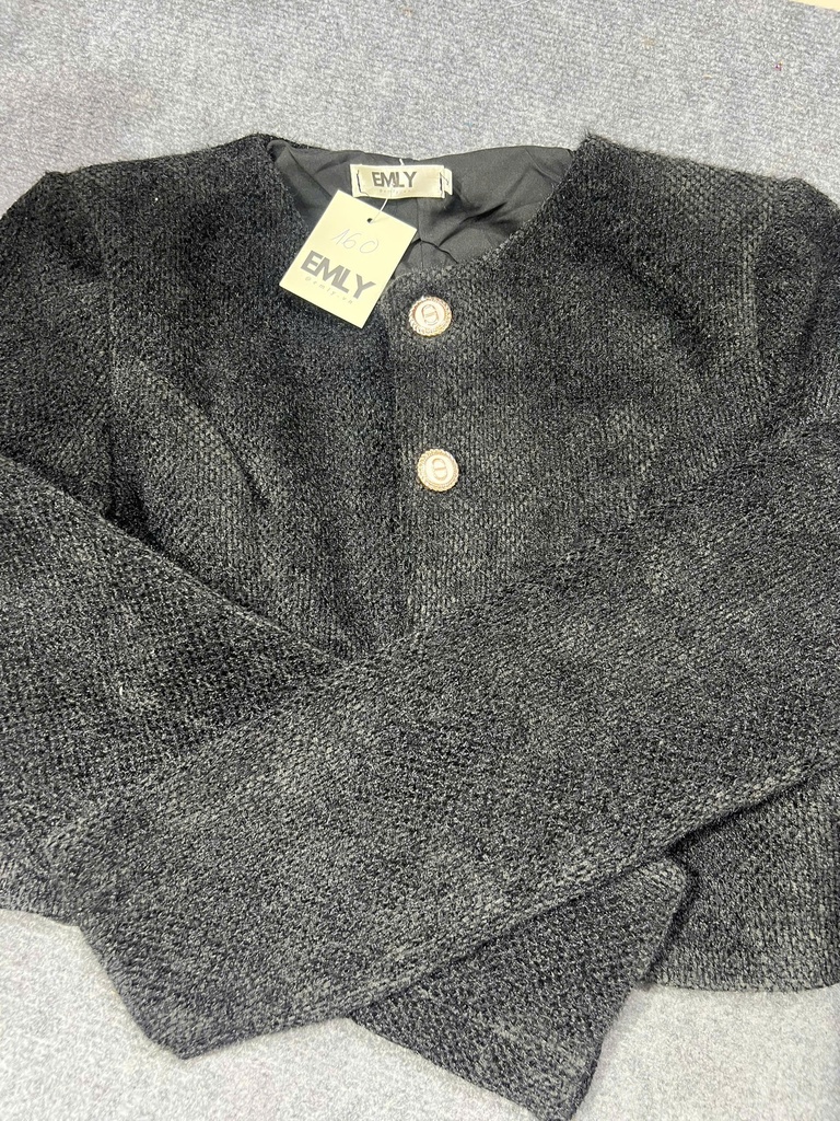 ÁO KHOÁC ĐEN EMLY S THUYII