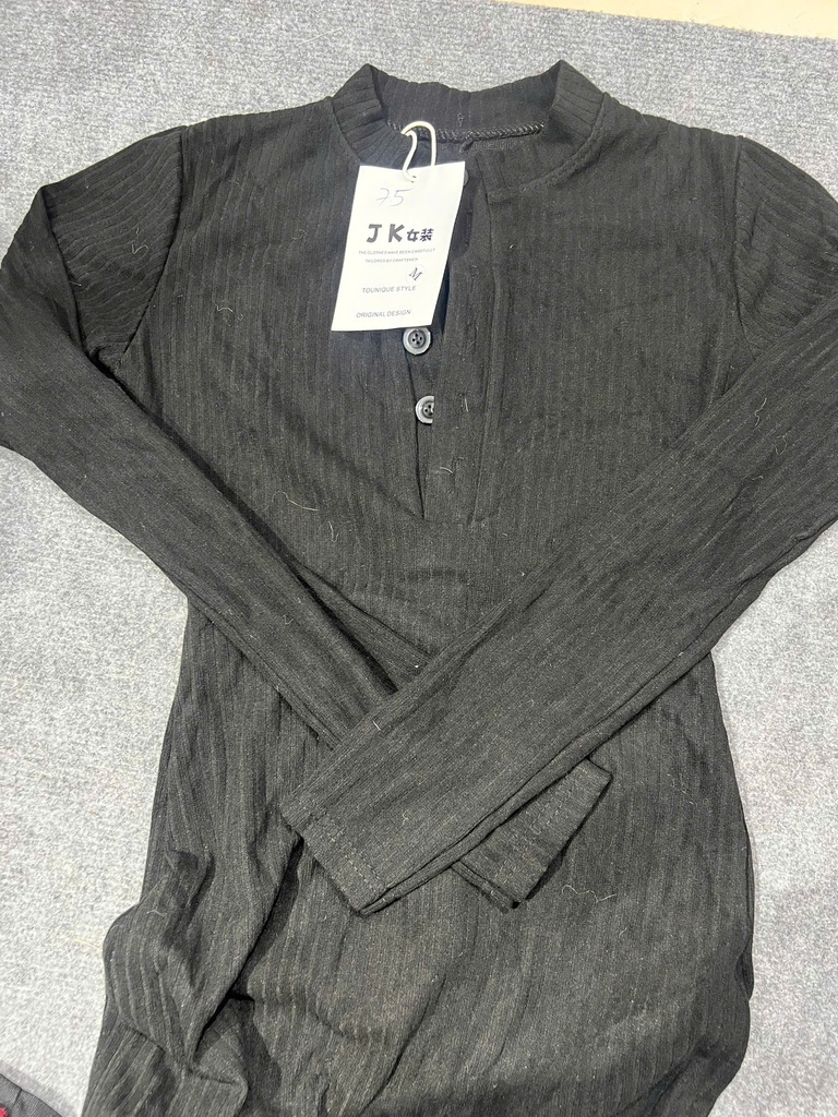 VÁY LIỀN ĐEN CỔ CÚC M THUYII