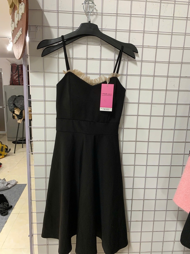 VÁY ĐEN 2DÂY ĐAI GIẢ NTMTHUY