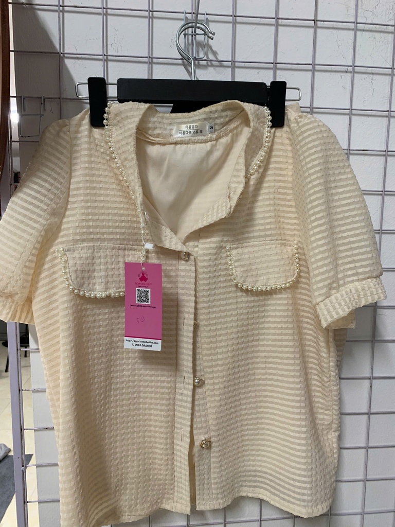 ÁO SƠMI KEM ĐÍNH NGỌC NTMTHUY