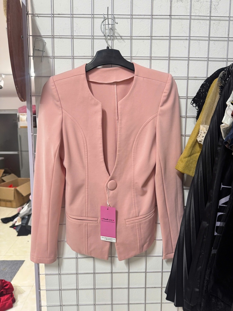 ÁO KHOÁC VEST HỒNG OANH