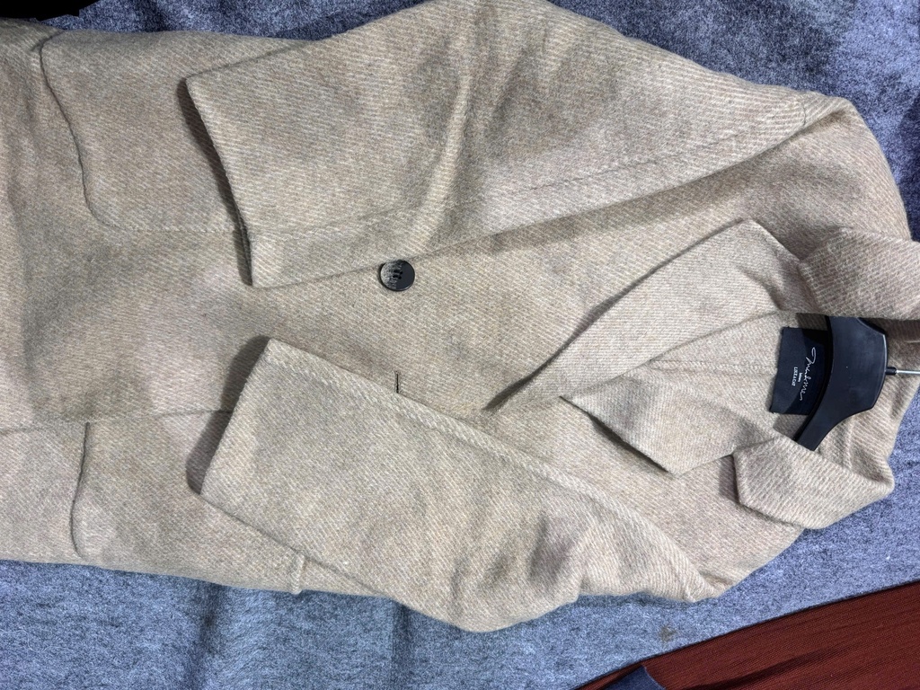 ÁO KHOÁC DẠ KEM DÀI CÚC ĐEN LINH85