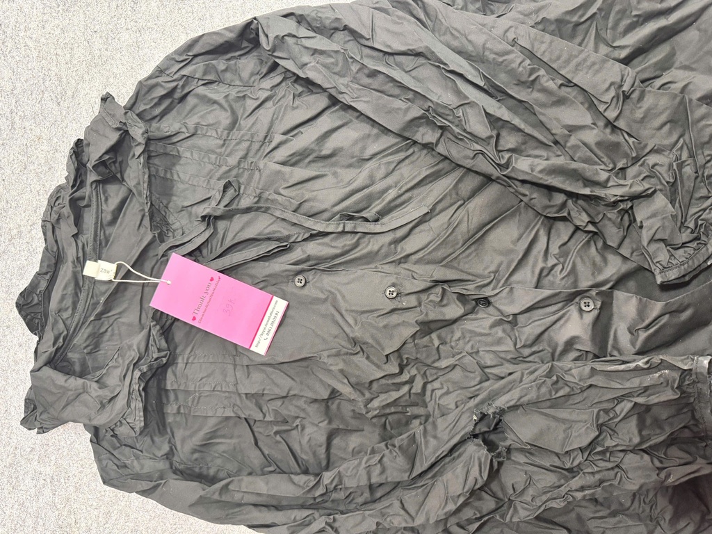 ÁO SƠMI ĐEN CỔ BÈO NTKDUNG