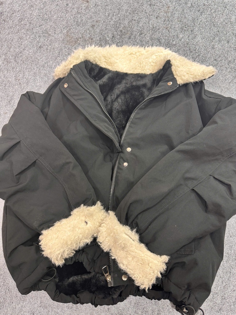 ÁO KHOÁC ĐEN LOT LÔNG NMPHUONG