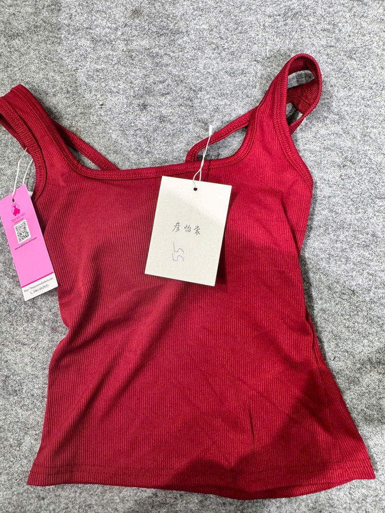 ÁO 2 DÂY ĐỎ KẺ ĐAN LƯNG THUYIII