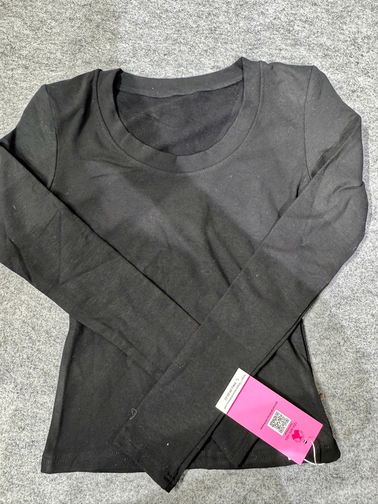 ÁO PHÔNG ĐEN CỔ TRÒN THUYIII