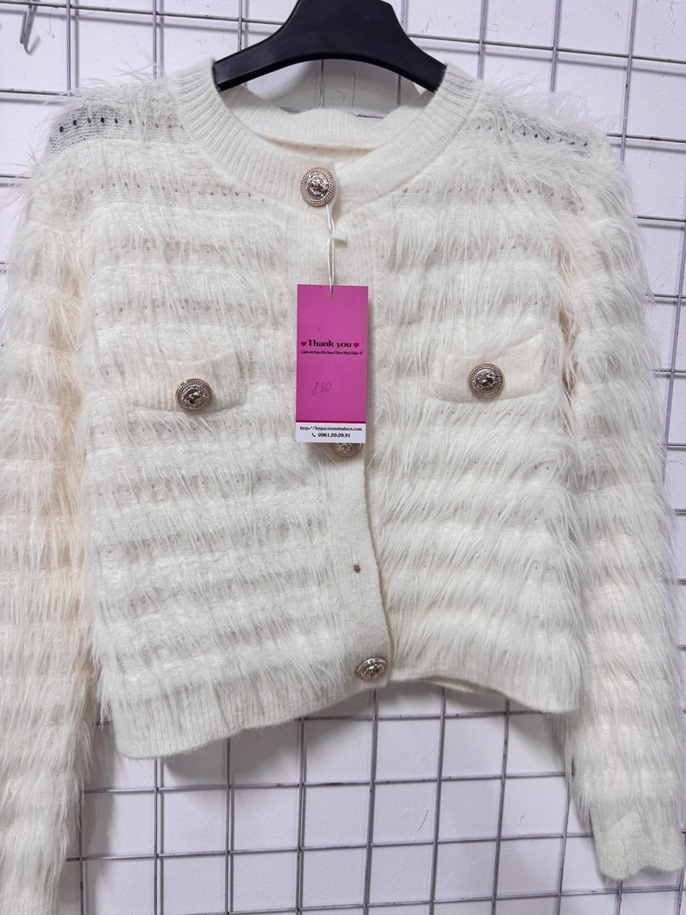 ÁO LÔNG TRẮNG CÚC VÀNG NKHUYEN