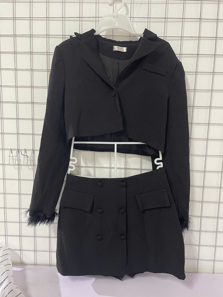 set vest tay lông