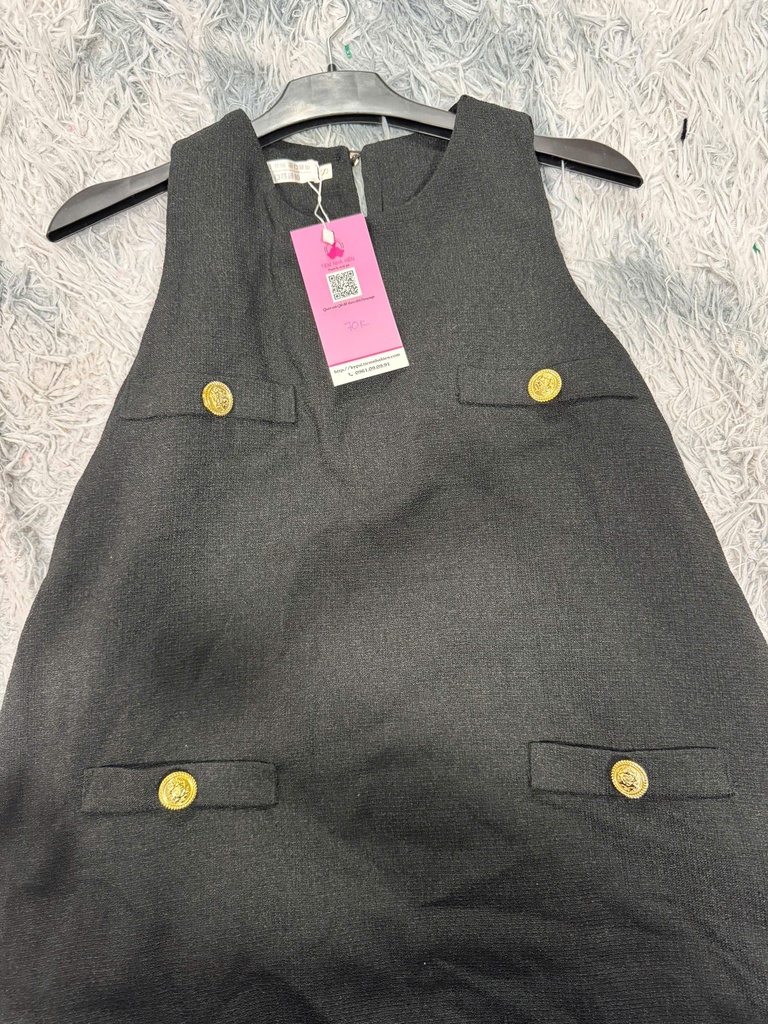 VÁY DẠ GILE CÚC VÀNG VAN