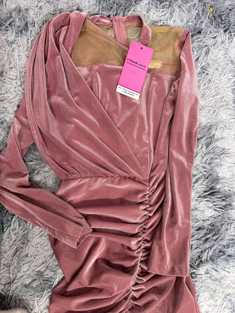 VÁY NHÚM ĐỎ HỒNG QANH265