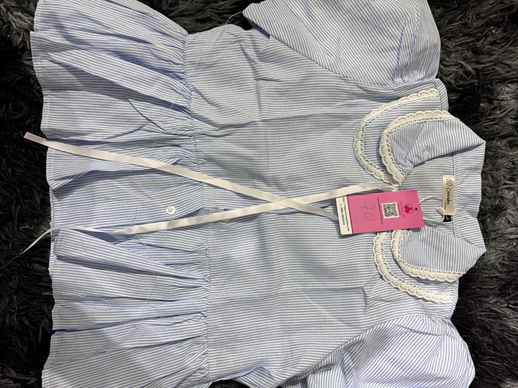 ÁO SƠMI KẺ XANH THUY