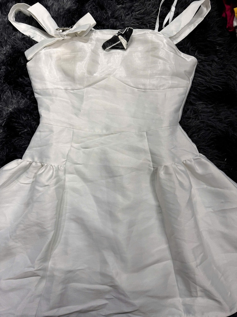 VÁY 2 DÂY TẮNG VOAN 