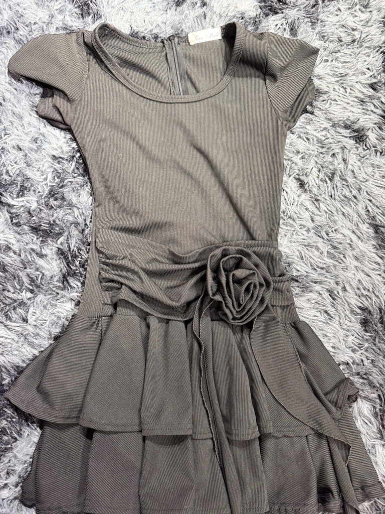 VÁY ĐEN EO NƠ HOA PHUC