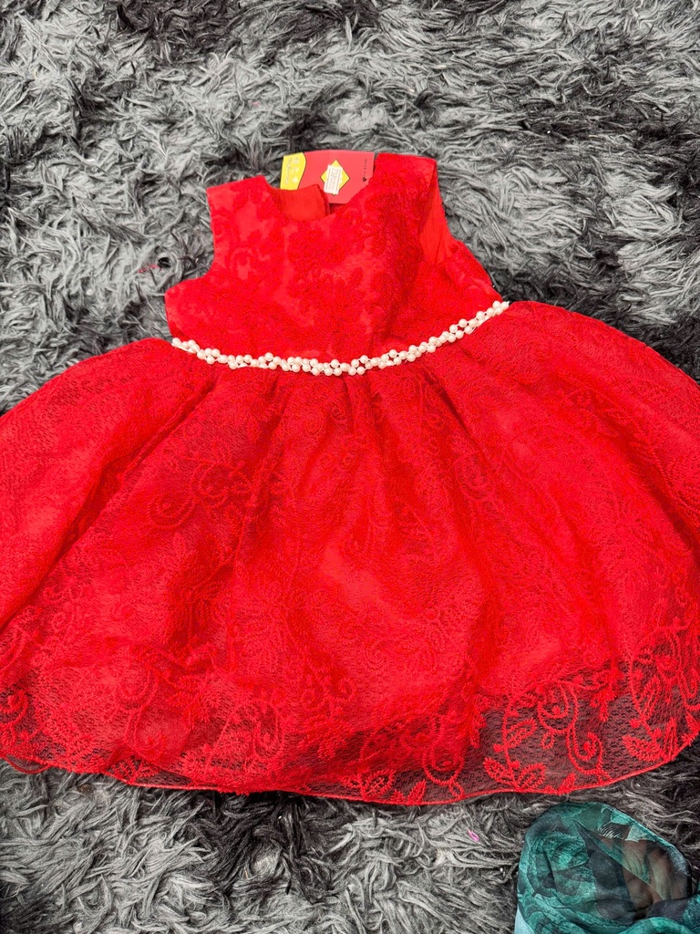 VÁY ĐỎ CÔNG CHÚA BABY TRANG