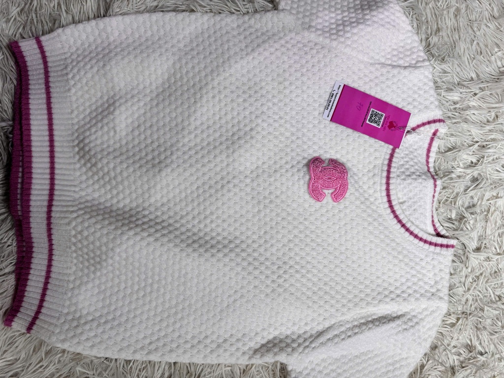 ÁO LEN TRẮNG CHANEL 