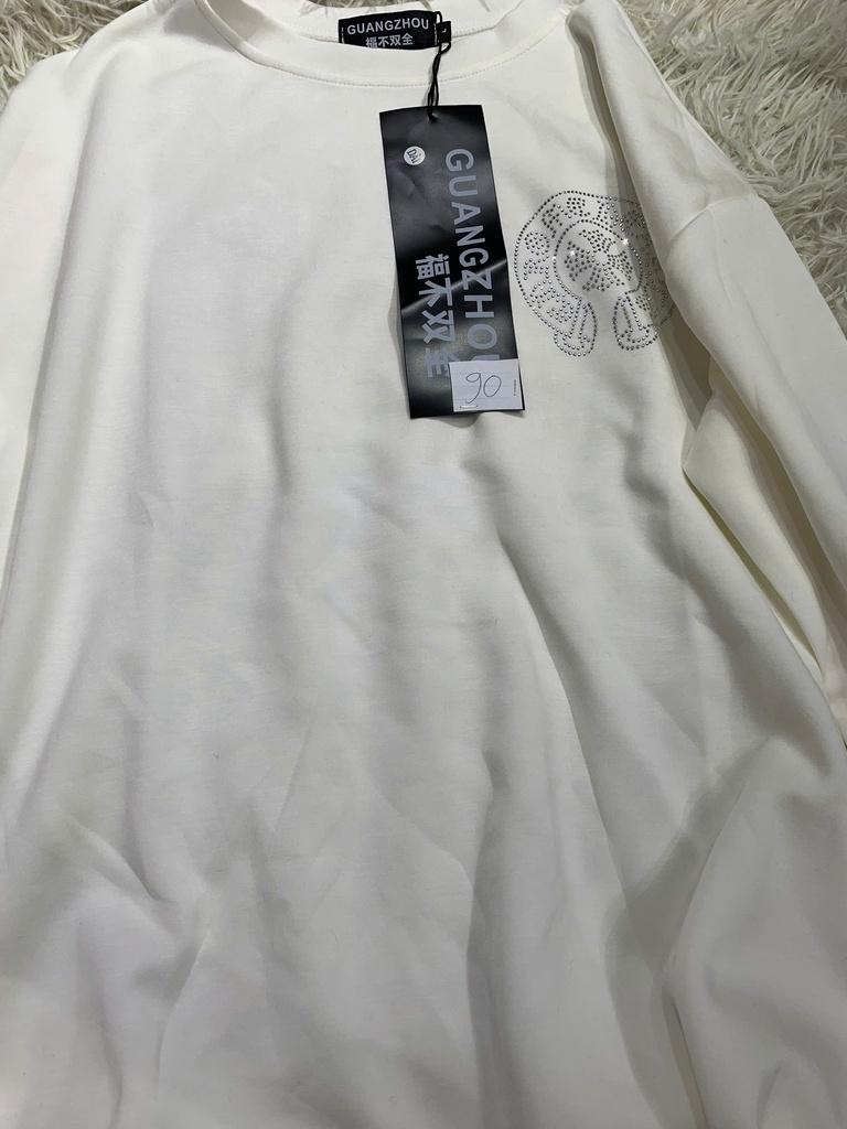 ÁO PHÔNG TRẮNG ĐÍNH ĐÁ THUY