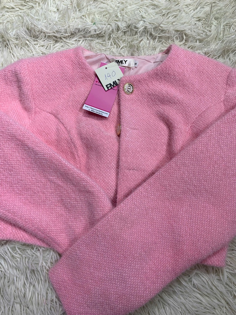 ÁO KHOÁC HỒNG LÔNG THỎ THUY