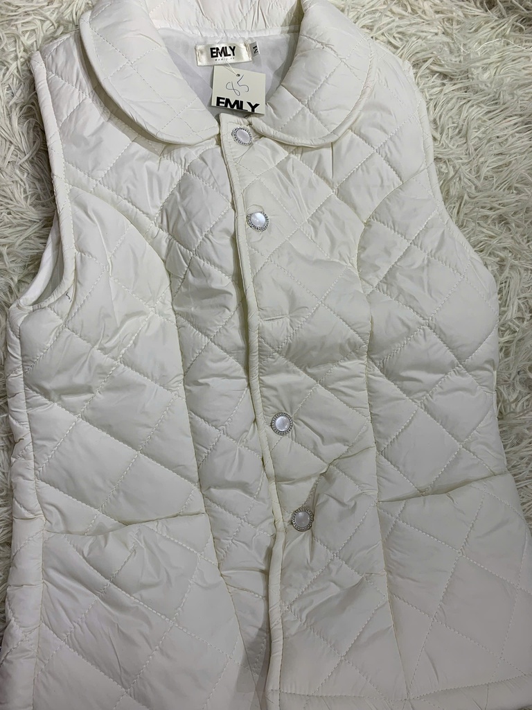 ÁO KHOÁC GILE TRẮNG KÈM ĐAI THUY