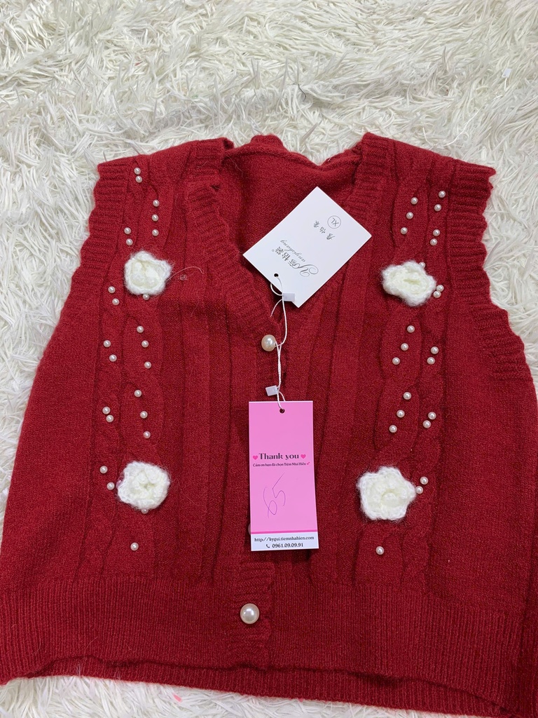 ÁO LEN GILE ĐỎ THUY