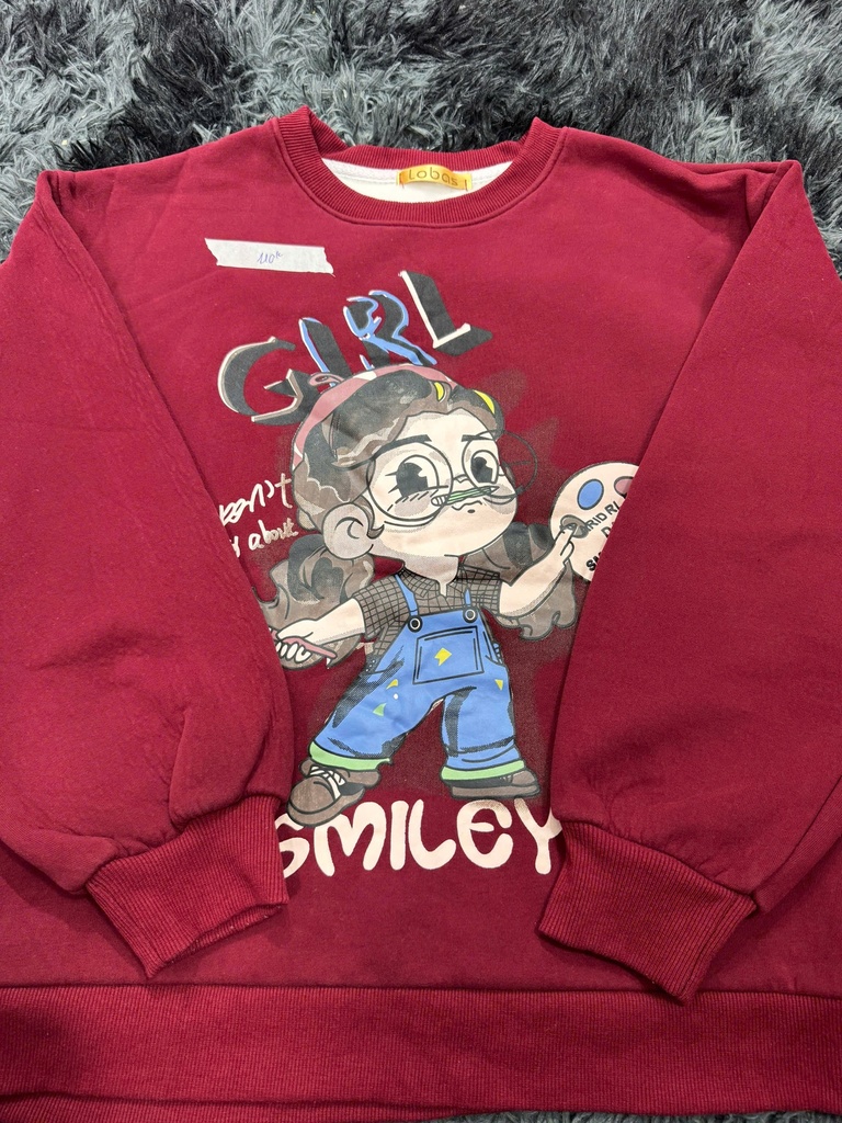 ÁO HOODY ĐỎ CÔ GÁI THUY