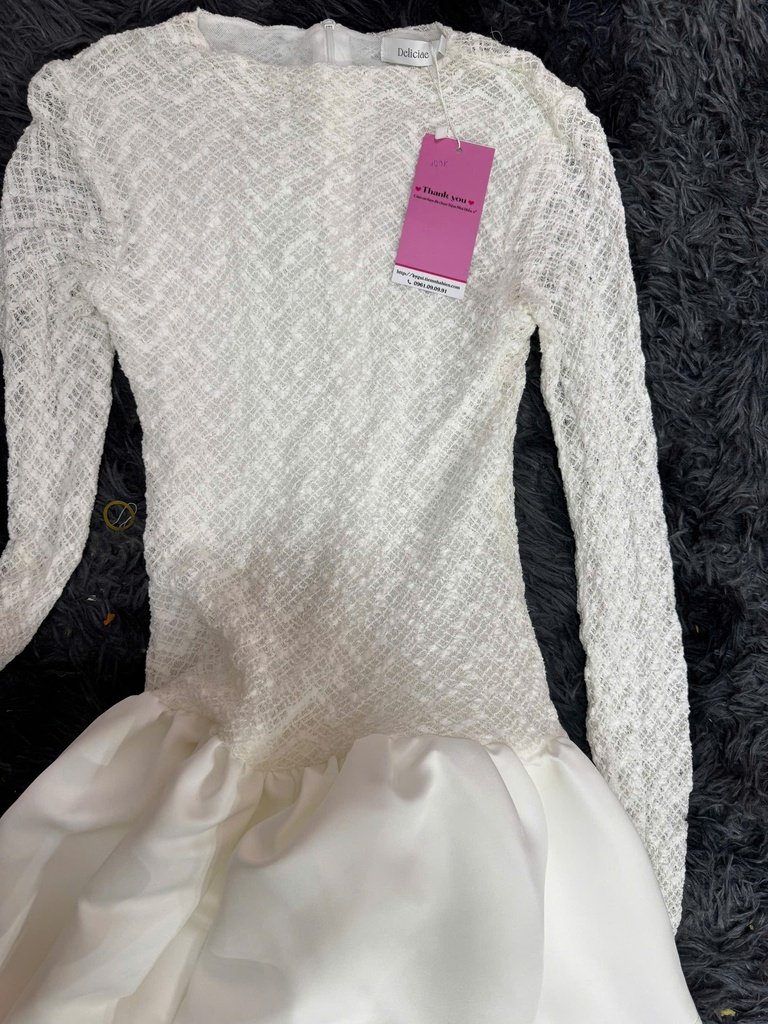 VÁY LIỀN REN TRẮNG BÁNH BÈO PHUONG