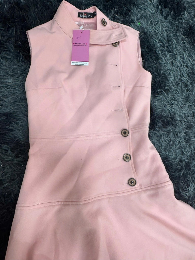 VÁY HỒNG EVA SÁT NÁCH PHUONG