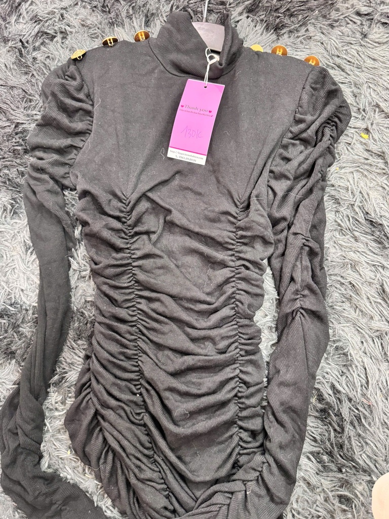 VÁY ĐEN NHÚN EO N.ANH