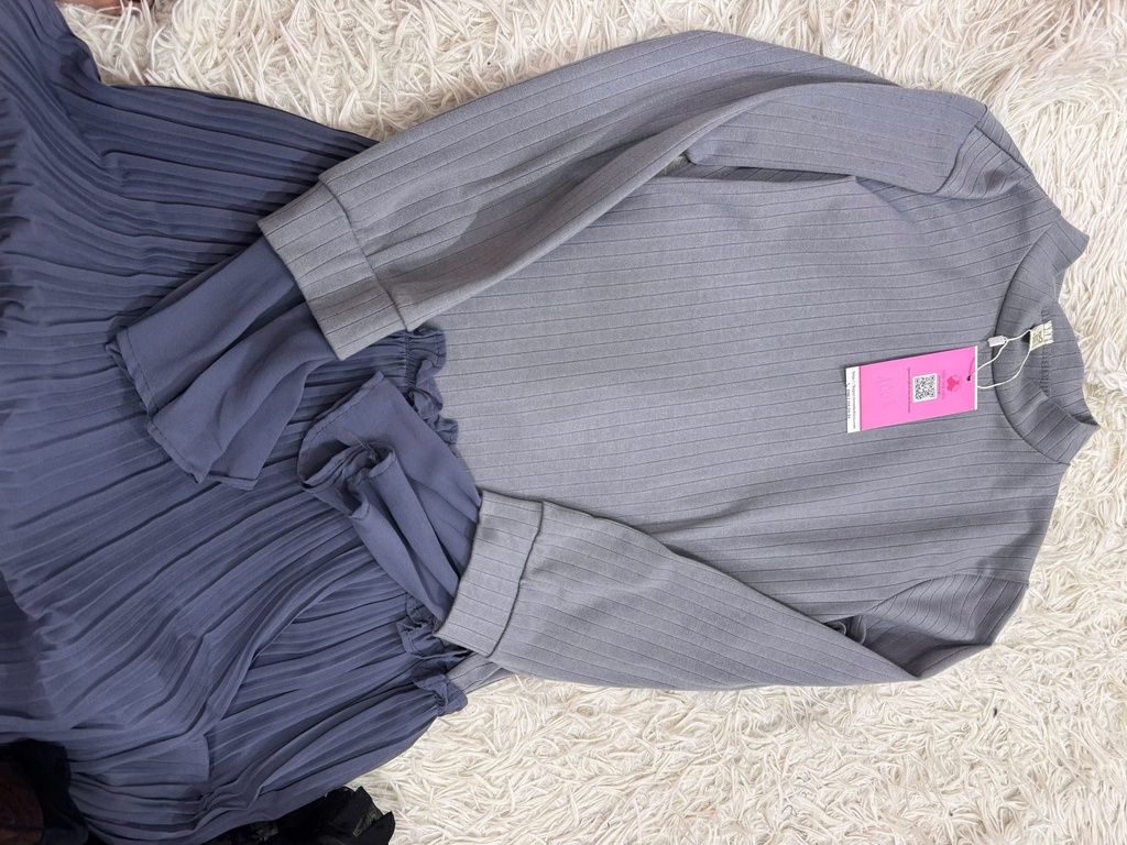 VÁY LIỀN XÁM XANH NGUYET