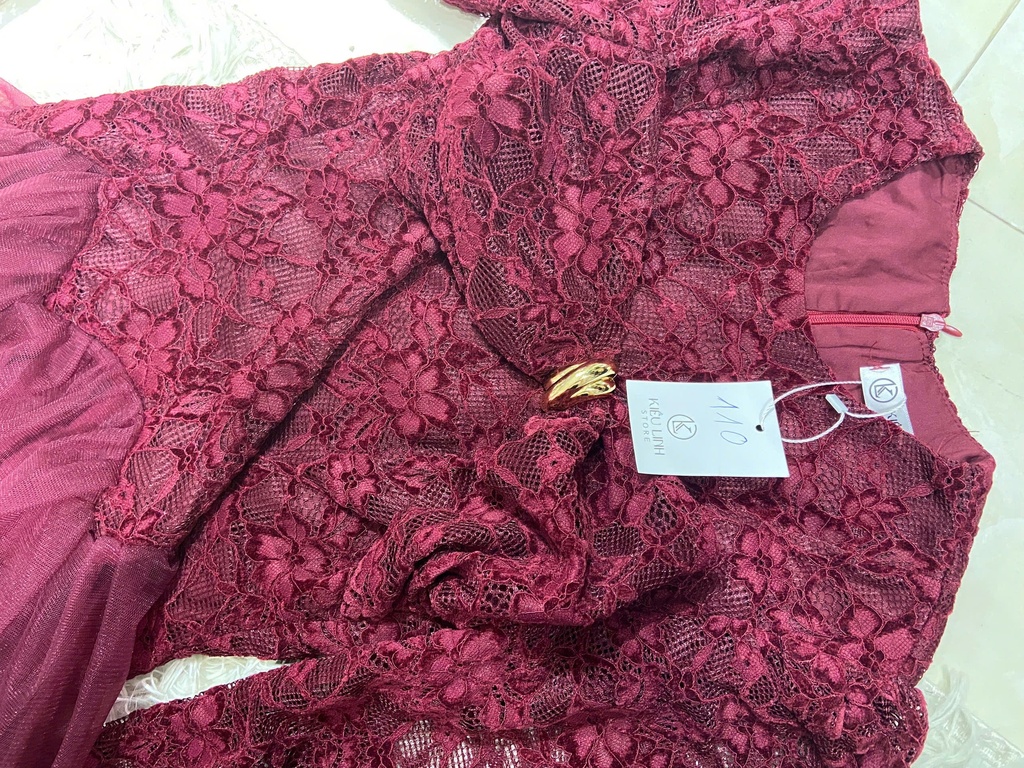 VÁY REN ĐỎ NGỰC TT VÀNG THUY