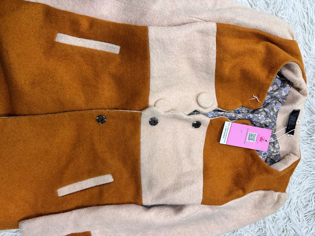 ÁO DẠ NÂU MIX TRẮNG HA