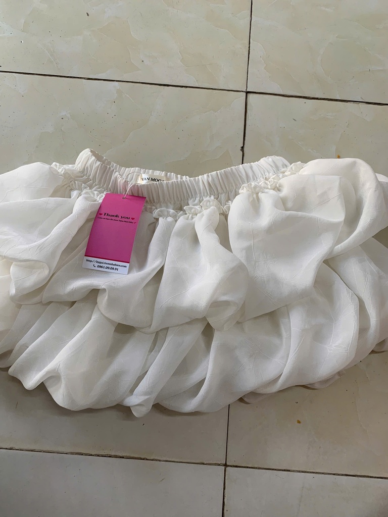 ÁO CUP TRẮNG BÈO TẦNG THUY