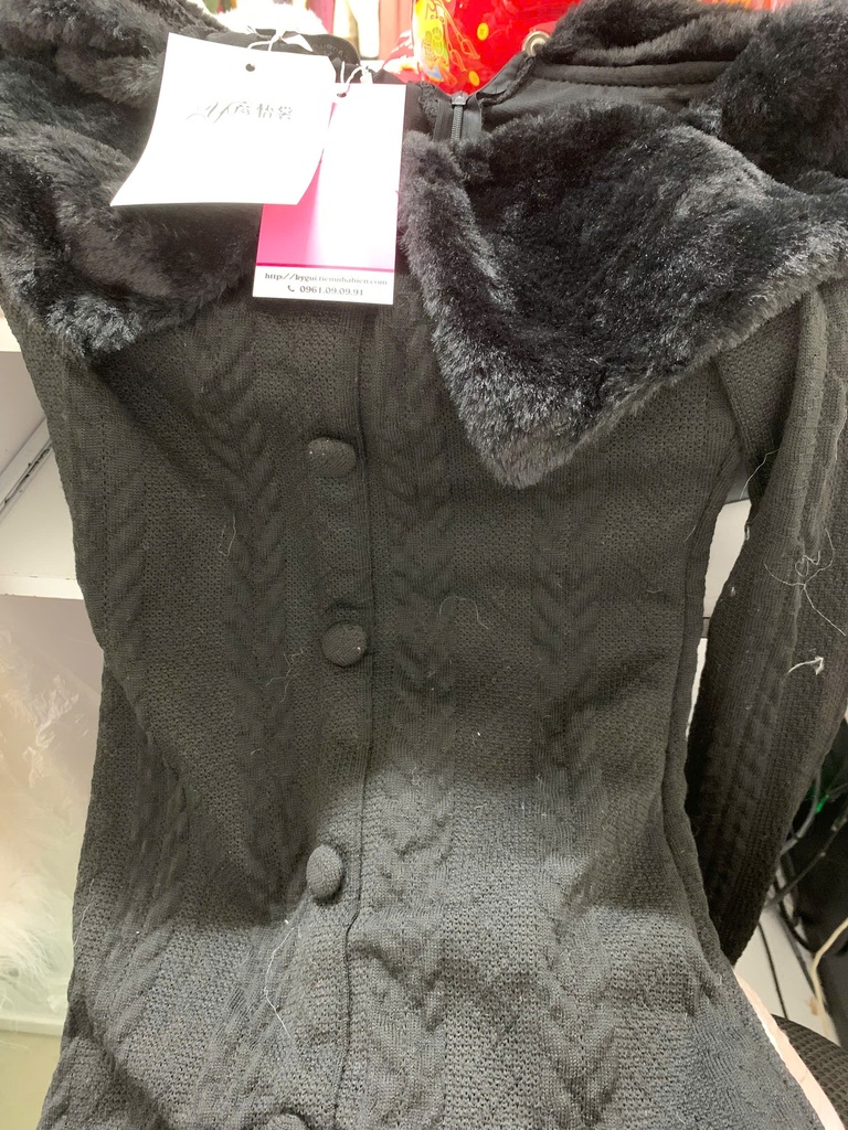 VÁY LEN BODY CỔ LÔNG THUY