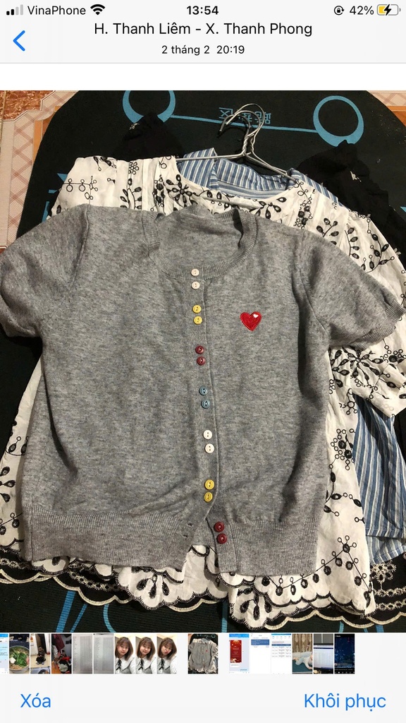ÁO LEN XÁM CÚC HỌA TIẾT