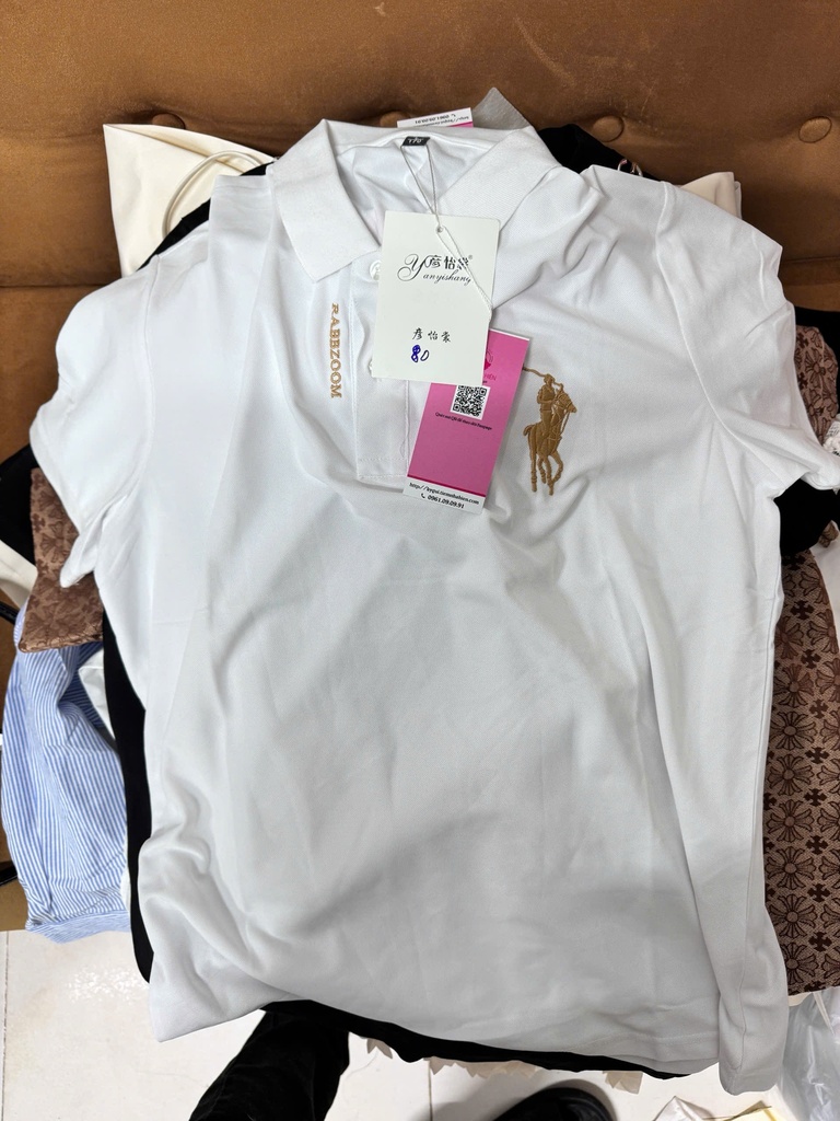 ÁO PHÔNG TRẮNG POLO RABBZOOM THUY