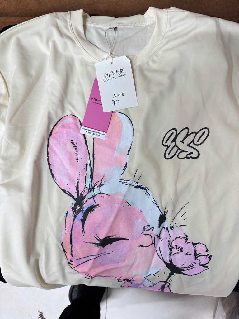 ÁO PHÔNG TRẮNG HOẠT HÌNH THUY