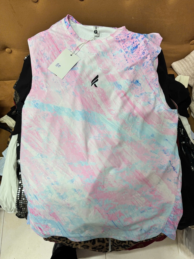 ÁO PHÔNG SÁT NÁCH TÝM TRẮNG THỂ THAO THUY