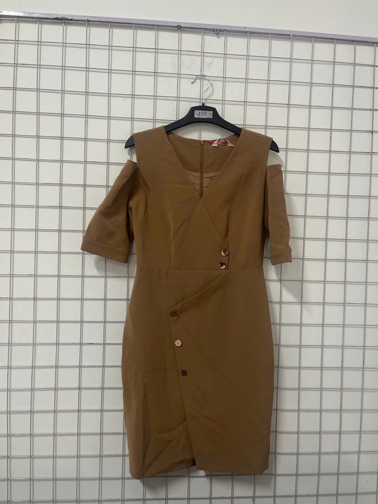 VÁY NÂU CÔNG SỞ HỞ VAI