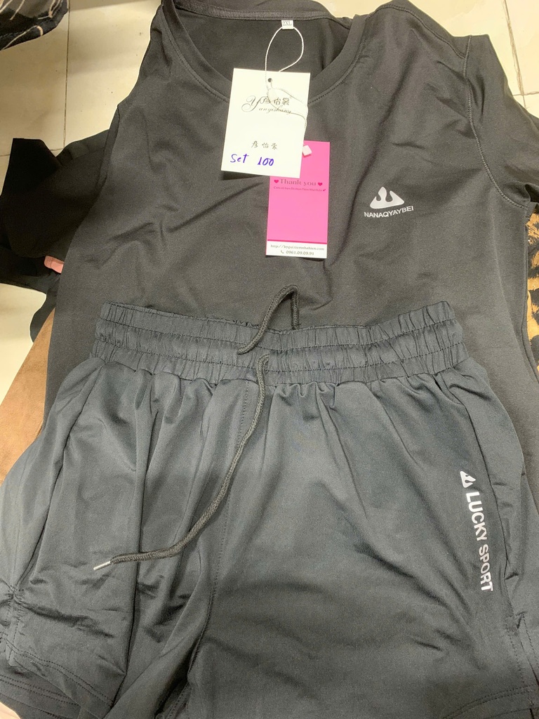 SET BỘ THỂ THAO ĐEN MIX THUY 