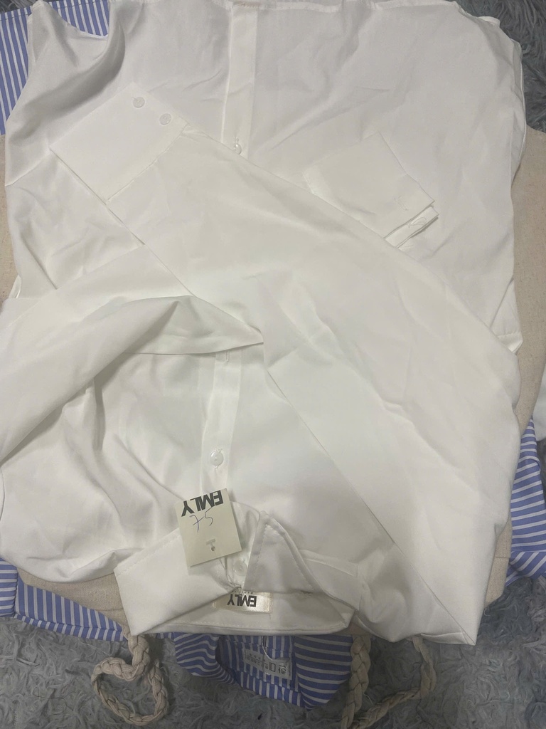 ÁO SƠ MI TRẮNG DÀI TAY THUY