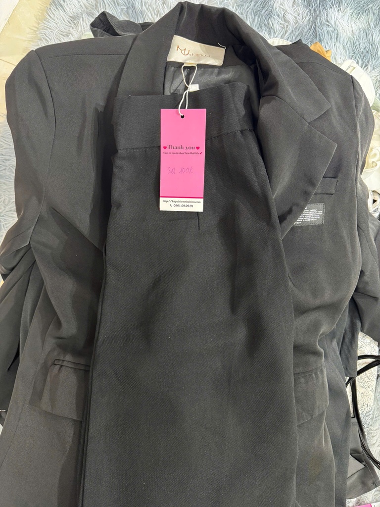 SET BỘ VEST ĐEN YEN