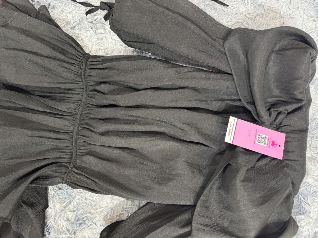 VÁY VOAN ĐEN HOA NGỰC DIEU