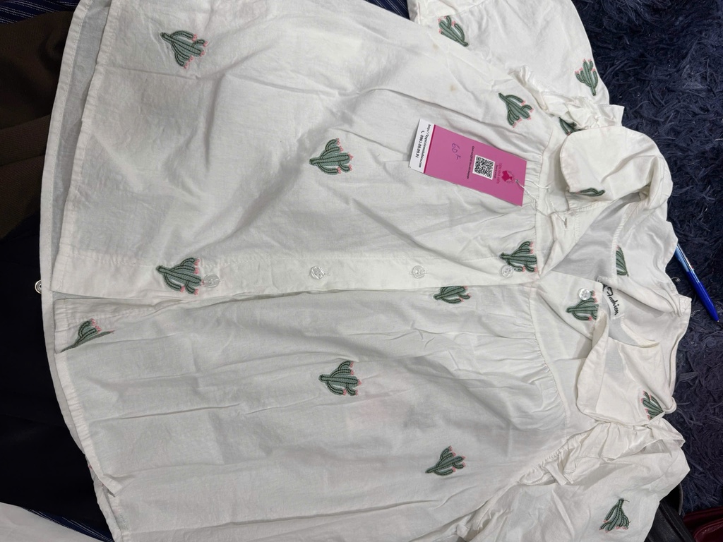 ÁO SƠMI TRẮNG HỌA TIẾT SƯƠNG RỒNG THAO