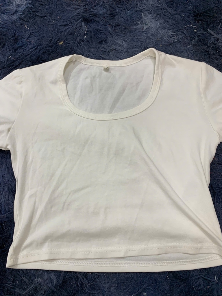 ÁO PHÔNG TRẮNG CỔ VUÔNG NTKOANH