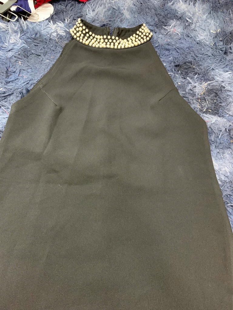 VÁY SÁT NÁCH ĐEN CỔ NGỌC NTKOANH