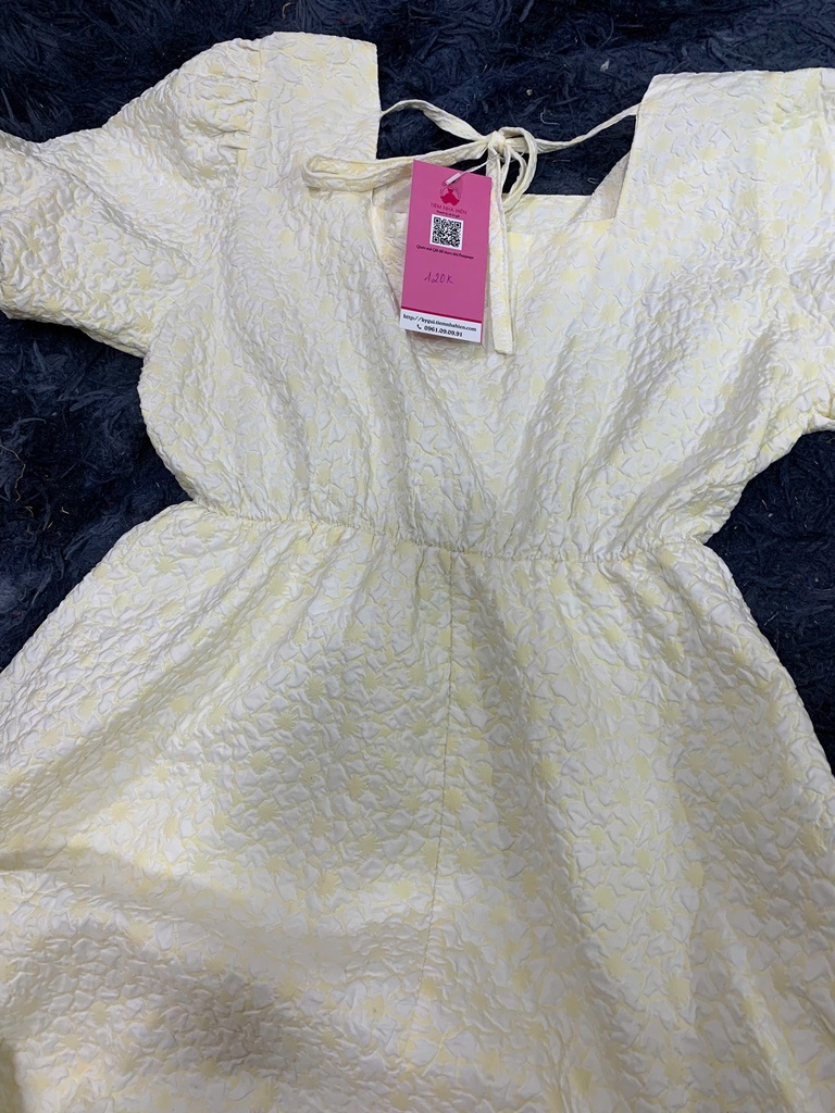 VÁY BABYDOLL VÀNG CHANH NGAN